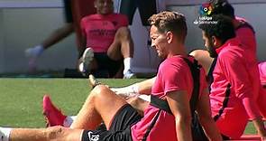 Vuelve la intensidad al entrenamiento del Sevilla FC