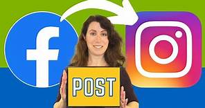 How to Share Facebook Page Posts to Instagram – Posting FROM Facebook TO Instagram!
