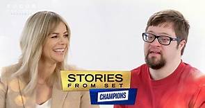 Kaitlin Olson & Kevin Iannucci Enjoyed Joking Around with the Cast of Champions | Stories From Set