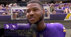 Christian Darrisaw on Mastering His Craft, Offensive Line Unit & Best Pass Rusher He's Gone Against