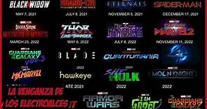 Calendario Completo de Marvel 2021-2023 Explicado Series y Películas – Fase 4 –