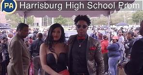 Harrisburg High School prom red carpet