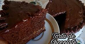 Torta HÚMEDA de chocolate | Fácil y rápido