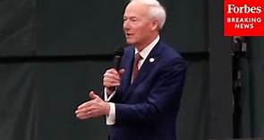 Asa Hutchinson Touts Record In Final Pitch To Voters At Iowa Caucus Site