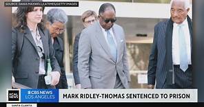 Disgraced L.A. County supervisor Mark Ridley-Thomas sentenced to more than 3 years in prison