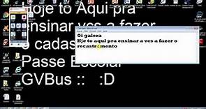 Como Cadastrar Seu cartão GVBus