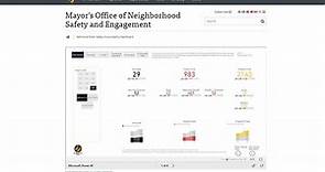 Interactive online dashboard publicly tracks Baltimore crime data