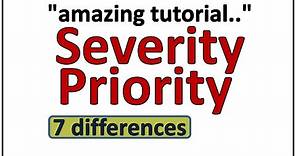 Severity And Priority In Software Testing - Priority And Severity In Testing With Example - Severity