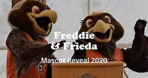 Freddie and Frieda Falcon mascot reveal 2020