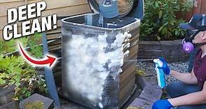 How To SUPER CLEAN Your AC And Coils Like A Pro! Blow Colder Air Inside Your Home! DIY