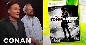 Conan O'Brien Reviews "Tomb Raider" - Clueless Gamer | CONAN on TBS