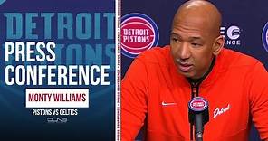 Monty Williams: Celtics Are BEST Team in League But That's Not an Excuse | Pistons Postgame