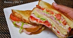 Este es el Sandwich mas delicioso que comerás, rapido, fácil y riquisímo