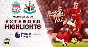 Liverpool v. Newcastle United | PREMIER LEAGUE HIGHLIGHTS | 1/1/2024 | NBC Sports