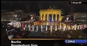 20th Anniversary of the Fall of the Berlin Wall