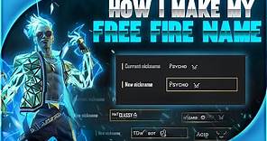 How I Make Stylish Name And Symbols || Free Fire New Name Style || Garena Free Fire