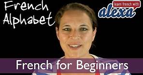 The french alphabet with Learn French With Alexa ! :)