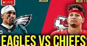 PHILADELPHIA EAGLES VS KANSAS CITY CHIEFS LIVE STREAM NFL WEEK 11 REACTION MONDAY NIGHT FOOTBALL