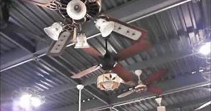 Fanimation Fan Museum: Vintage Ceiling Fan Demonstrations, one at a time