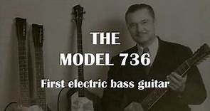 The true story about first electric bass guitar: Audiovox Model 736