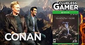Clueless Gamer: "Shadow Of War" With Kumail Nanjiani | CONAN on TBS