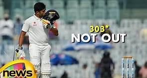 Karun Nair Triple Hundred Breaks History, Becomes First Indian To Score On Debut | Mango News