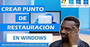 Cómo crear punto de restauración en Windows 10 || 2023 actualizado