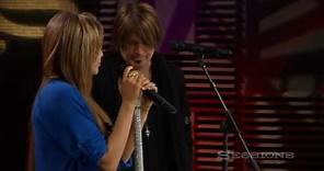 Miley Cyrus and Billy Ray Cyrus - Butterfly Fly Away - AOL Music Sessions - HQ