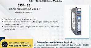 Rockwell Automation POINT Digital DC Input Modules: 1734-IB8 & 1734-IV8