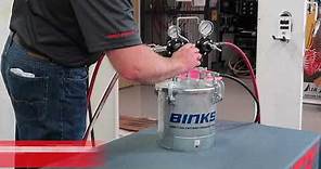 How To Properly Set Up A Binks Pressure Pot and Spray Gun Fluid Flow Rate