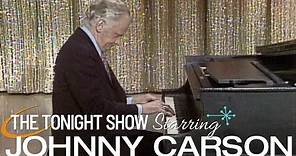 Art Carney Shows His Piano Skills and Johnny Jumps on the Drums ...