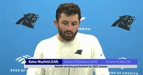 Baker Mayfield looks forward to Week 1 after being named starting QB