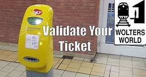 Train Tips: Validate Your Ticket Before You Get on the Train in France