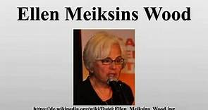 Ellen Meiksins Wood