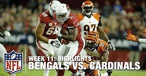 Bengals vs. Cardinals | Week 11 Highlights | NFL