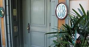 Club 33 tour at Disneyland with Trophy Room, elevator, balconies over New Orleans Square