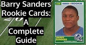 Barry Sanders Rookie Cards: A Complete Guide