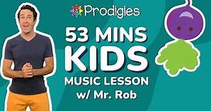 Learn Music, Singing & Rhythm - Mr. Rob Compilation for Kids - Solfege, Rhythm, Colors, Notes
