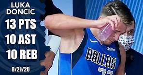 Luka Doncic suffers ankle sprain vs. Clippers in Game 3, tallies triple-double | 2020 NBA Playoffs