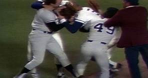 1977 ALCS, Game 5: Yankees, Royals fracas in Game 5 of the ALCS