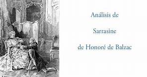 ANÁLISIS DE SARRASINE, DE HONORÉ DE BALZAC