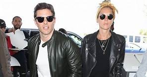 James Marsden And Girlfriend, British Singer Edei Are One Cute Couple At LAX!