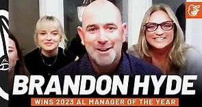 Brandon Hyde Wins 2023 AL Manager of the Year | Baltimore Orioles