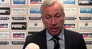 Alan Pardew, Papiss Cisse and Jak Alnwick On Chelsea Victory