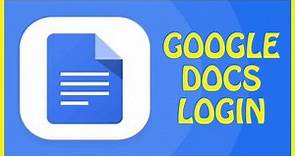 How to Sign In Google Docs Account 2023? Google Docs Login