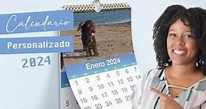 Calendario 2024: Almanaque editable para imprimir , personaliza tu calendario