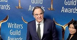 Oliver Stone and Sun Jung Jung 2017 Writers Guild Awards West Coast Red Carpet
