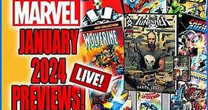 Marvel Comics Previews January 2024 | Omnibus | Epic Collections | Trades | Collected Editions!