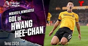 Goal Hwang Hee-Chan - Wolverhampton v. Newcastle 23-24 | Premier League | Telemundo Deportes
