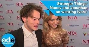 Stranger Things: Charlie Heaton & Natalia Dyer on wearing lycra